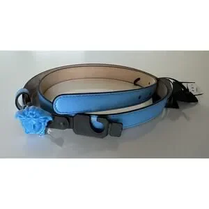 Versace | Accessories | Nib 425 Versace Medusabuckle Blue  display picture 2